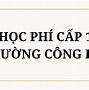 Học Phí Cấp 1 Trường Công Lập 2020 Là Gì